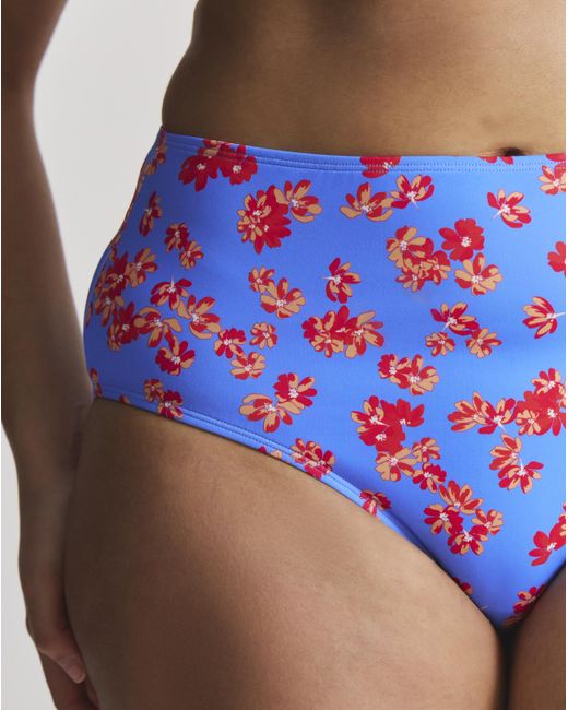 Simply Be Blue Value 2 Pack High Waist Bikini Bottoms