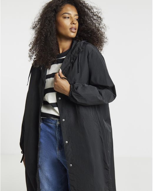 Simply Be Blue Utility Parachute Jacket
