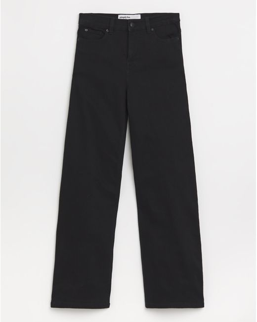 Simply Be Blue 24/7 Wide Leg Jeans