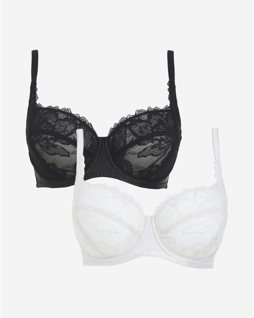 Pretty Secrets Black 2 Pack Willow Bras