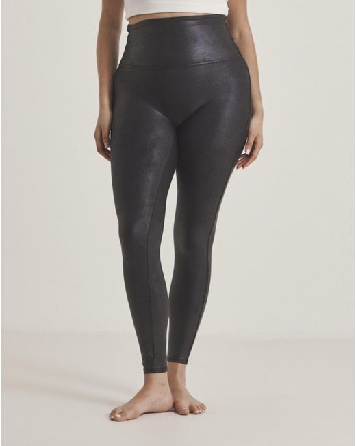 Spanx Black Faux Leather Leggings