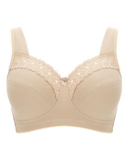 Miss Mary Of Sweden Natural Miss Mary Broderie Anglaise Bra Skintone