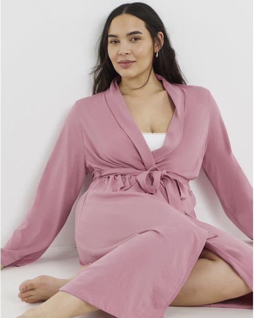 Pretty Secrets Pink Back To Basics Dressing Gown