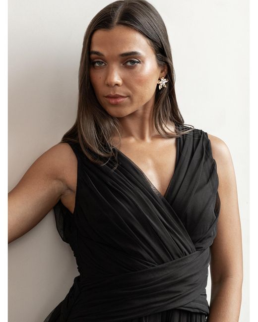 Anaya with love Black Anaya Plain Dress