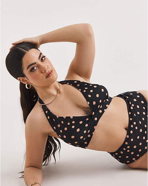 JD Williams Black Value Halterneck Bikini Top