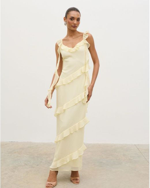 Pretty Lavish Natural Rue Ruffle