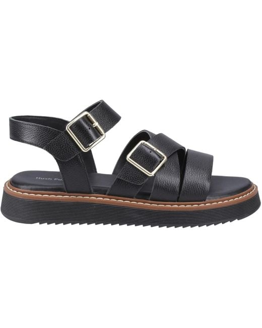Hush Puppies Black Cady Sandal