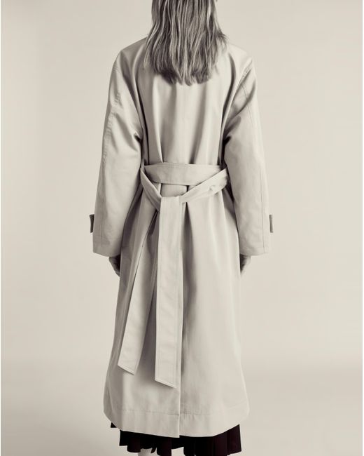Mango Natural Oversized Trenchcoat