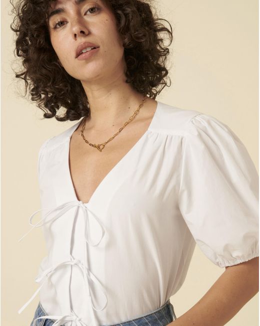 Nobody's Child Gray Short Sleeve Blouse