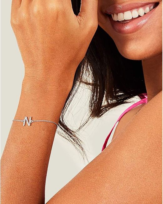 Accessorize Natural Sterling Bracelet