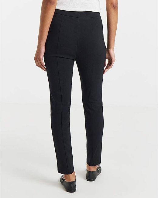 Simply Be Black Bengaline Pull On Trouser