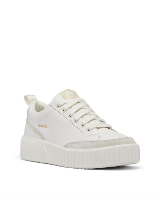 Sorel White Ona Ave Low Waterproof Trainers