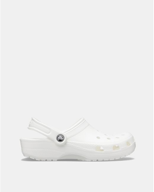CROCSTM White Classic Clog D Fit