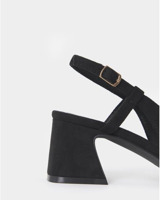 JD Williams Blue Block Heel Slingback Shoes Wide