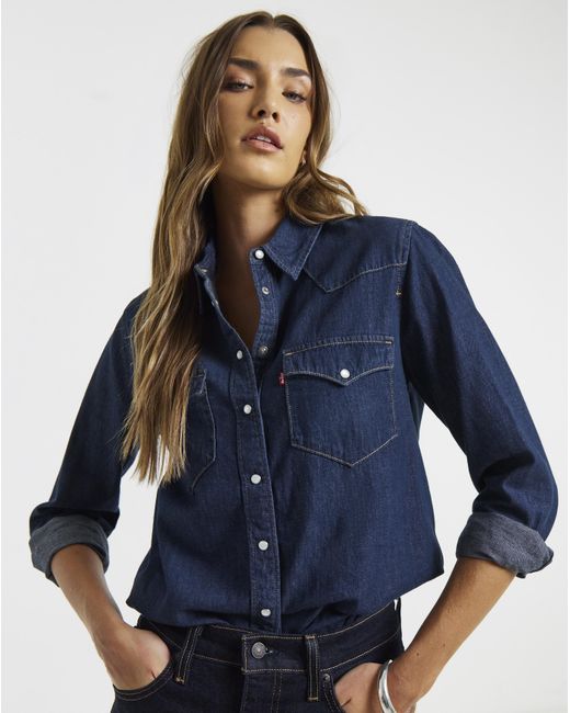 Levi's Blue Ultimate Western Shirt
