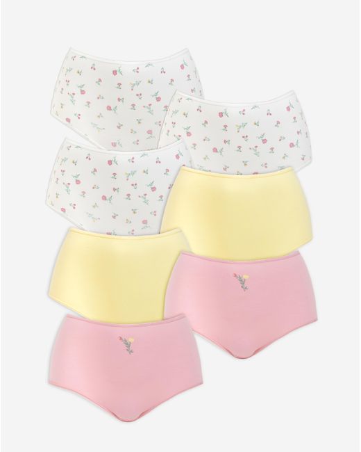 Pretty Secrets Multicolor 7 Pack Full Fit Brief