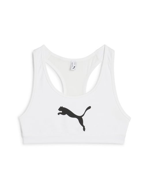 PUMA White 4 Keeps Bra