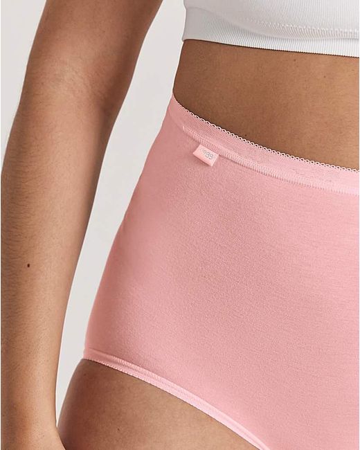 Sloggi Pink 3Pk Basic Maxi Briefs Multi