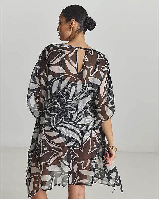 MAGISCULPT Gray Embellished Kaftan