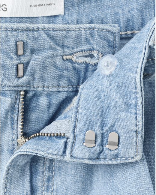 Mango Blue Bermudas Amelie