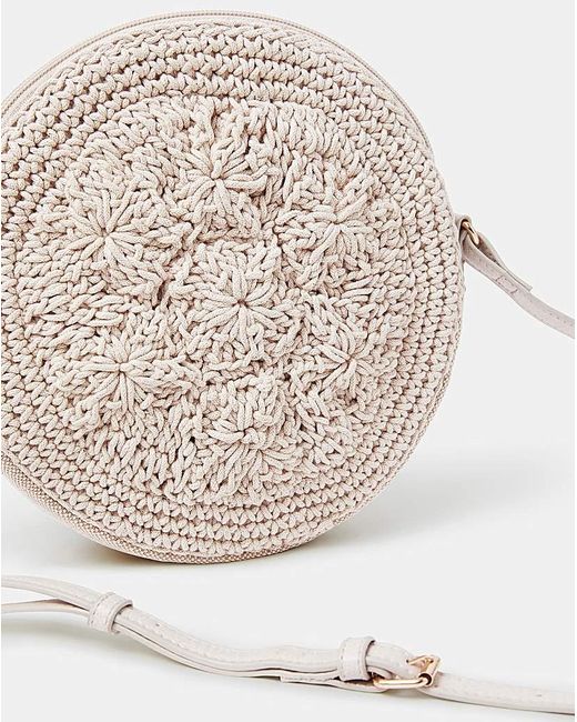Accessorize Natural Round Macrame Bag
