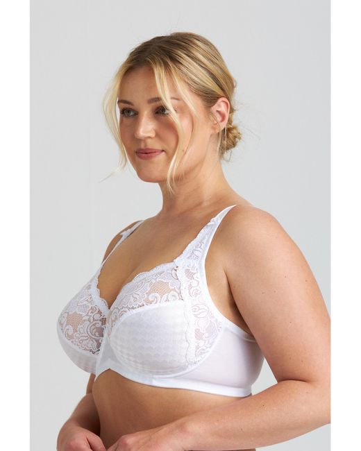 Miss Mary Of Sweden White Miss Mary Sparkle Underwired Bra
