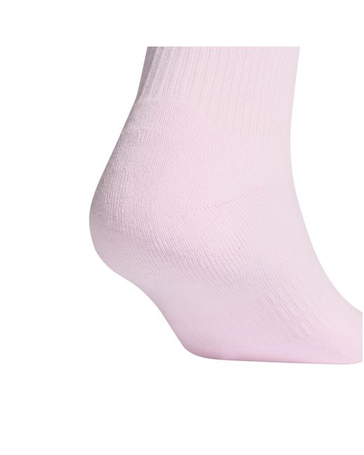 Adidas Pink Essential 6 Pack Socks