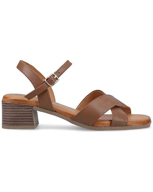 Hush Puppies Brown Regina Heel