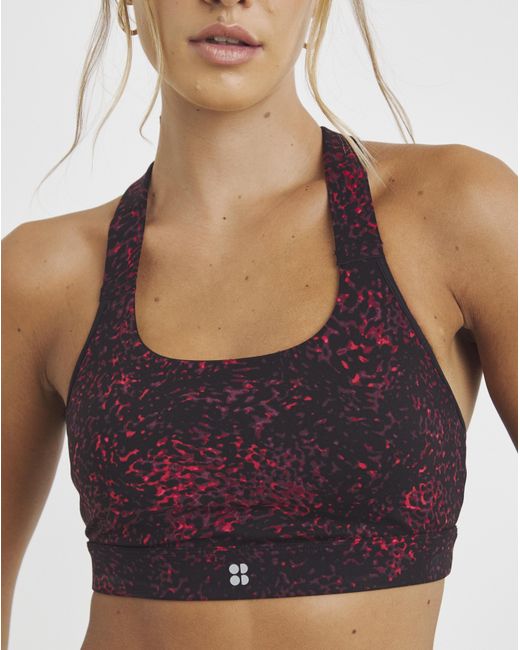 Sweaty Betty Purple Power Racer Bra