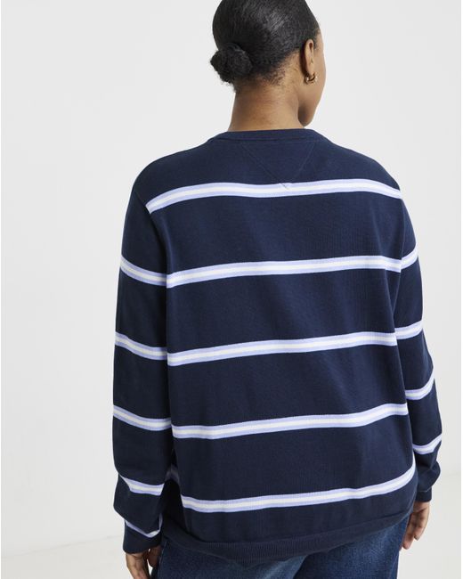 Tommy Hilfiger Blue Crew Sweatshirt