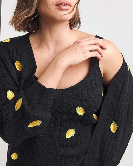 Lovedrobe Black Lemon 2 Piece