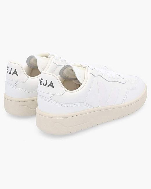 Veja White V-90 Extra Leather Trainers