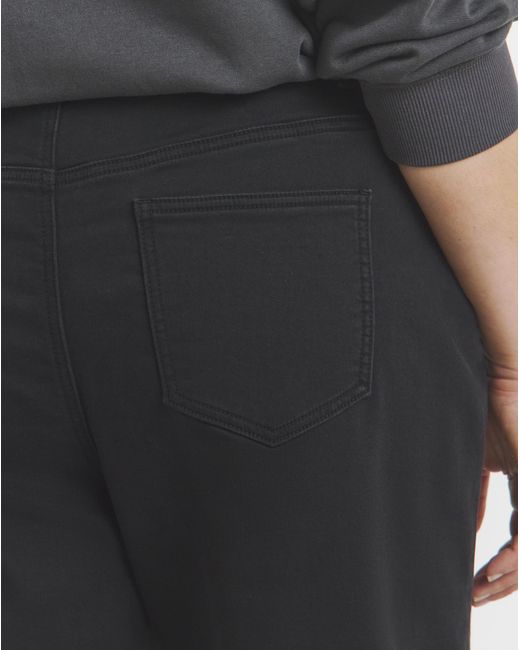 Simply Be Blue Fleece Lined Cosy Wide Leg Jeans