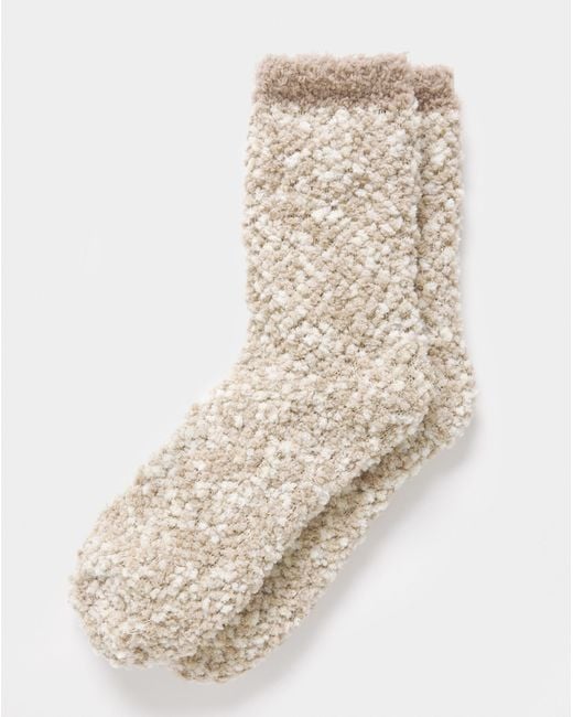 Pretty Secrets Natural Popcorn Cosy Socks