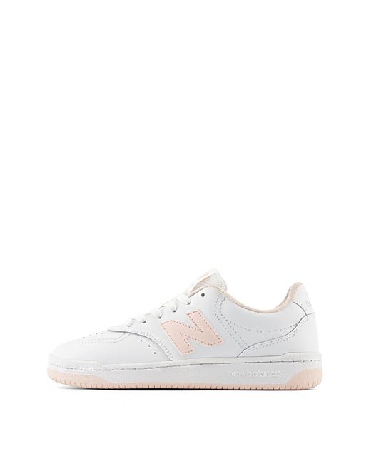 New Balance White Bb80 Trainers