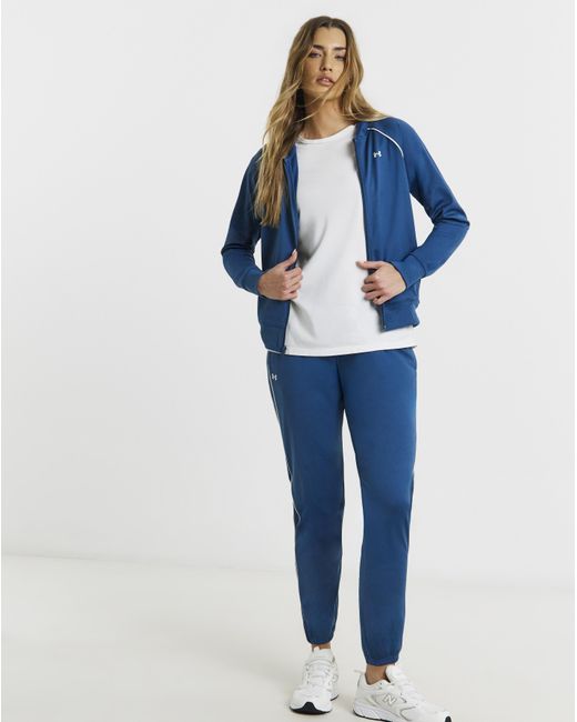 Under Armour Blue Rival Tricot Tracksuit