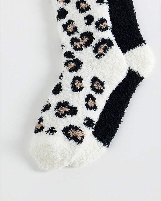 Pretty Secrets Multicolor (2 Pair Pack) Cosy Socks