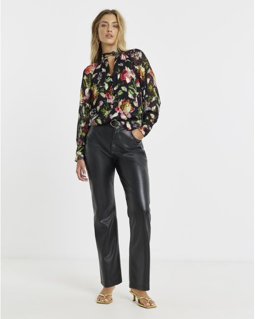 Hope & Ivy Multicolor Juni-Mae Blouse