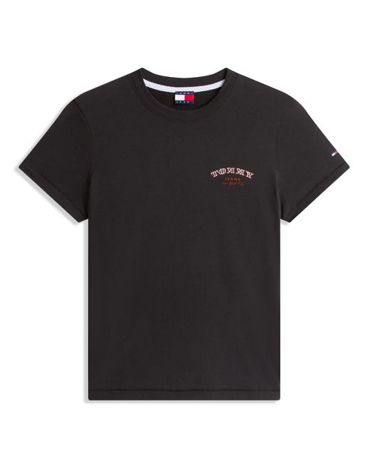 Tommy Hilfiger Black Dollar Stack Crew T-Shirt