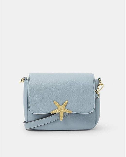 Accessorize Blue Starfish Crossbody Bag
