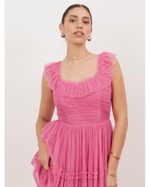 Anaya with love Pink Anaya Plain Dress