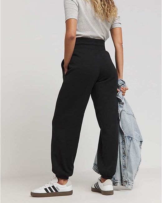 Simply Be Black Core Oversized Joggers
