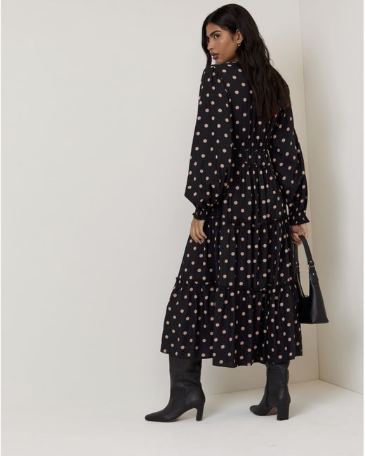 Nobody's Child Black Nc Sofia Midi Dress