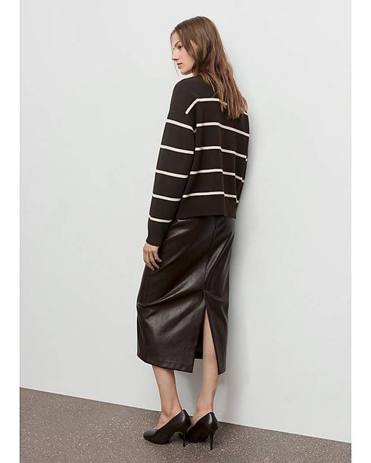 Mango Gray Stripe Sweater