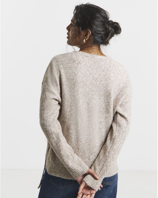 Simply Be Gray Ballet Wrap Cardigan