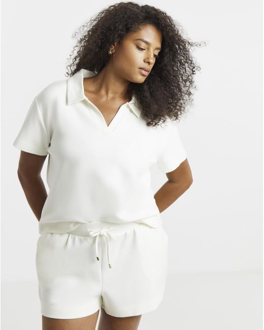 JD Williams White Supersoft Lounge Set