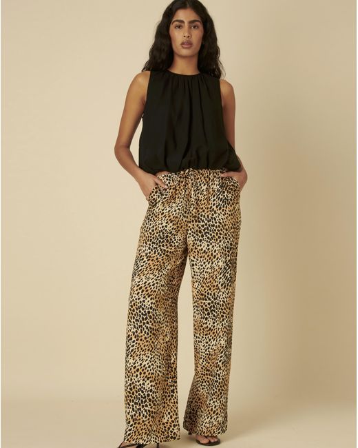 Nobody's Child Natural Reese Leopard Trouser