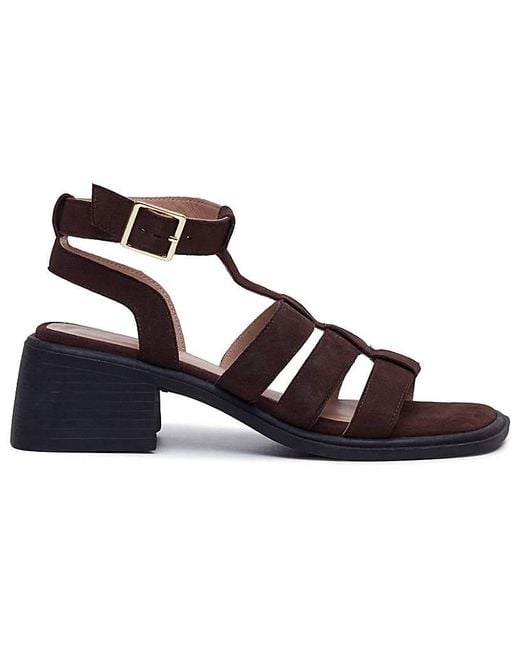 Hush Puppies Blue Zelda Gladiator Heel