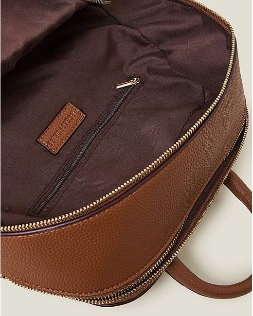 Accessorize Brown Smart Zip Around Backpack