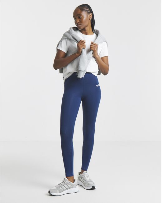 Adidas Blue Essentials Linear Leggings